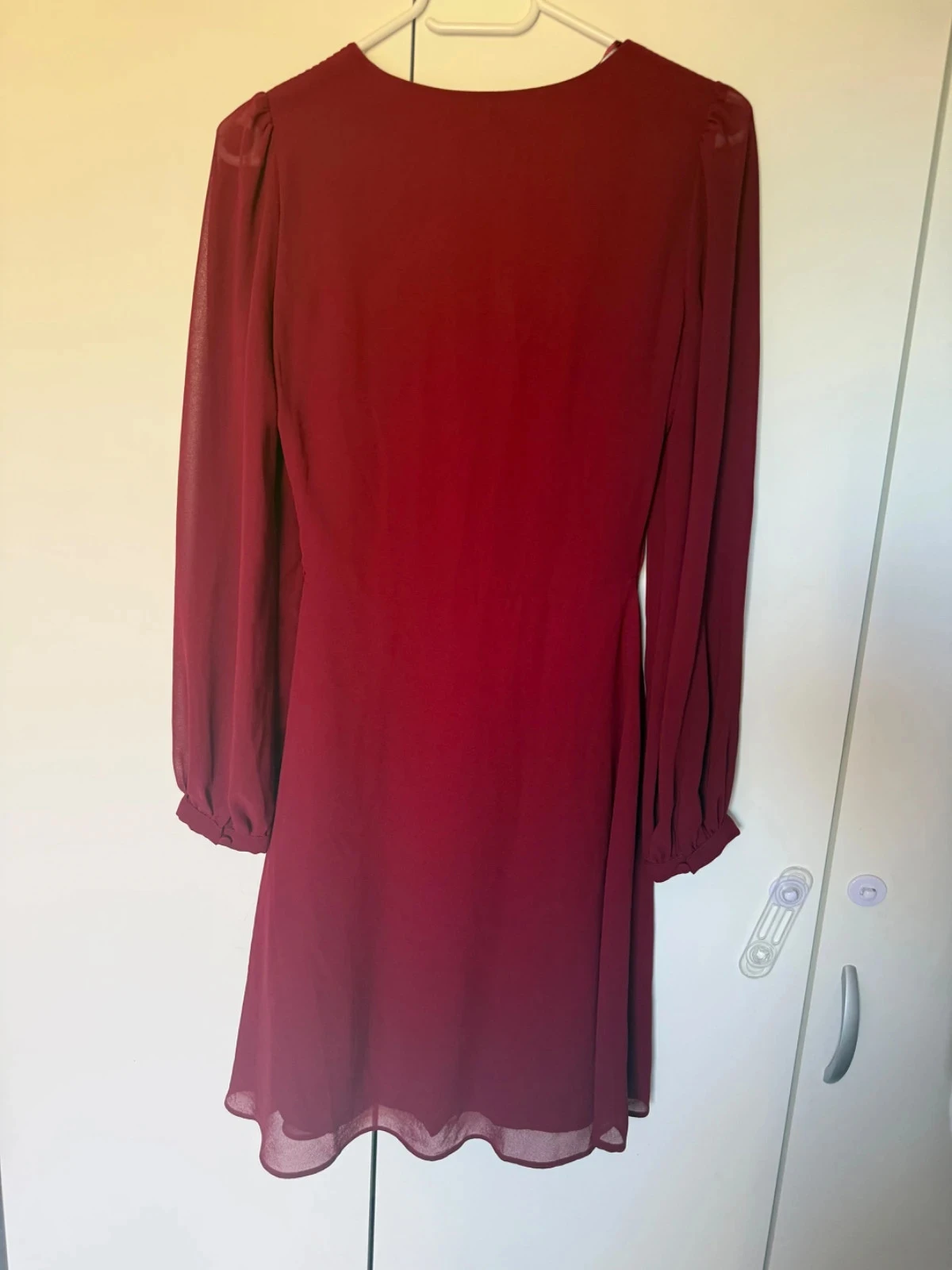 Flowy and light burgundy dress Size 34/XS – photo 2